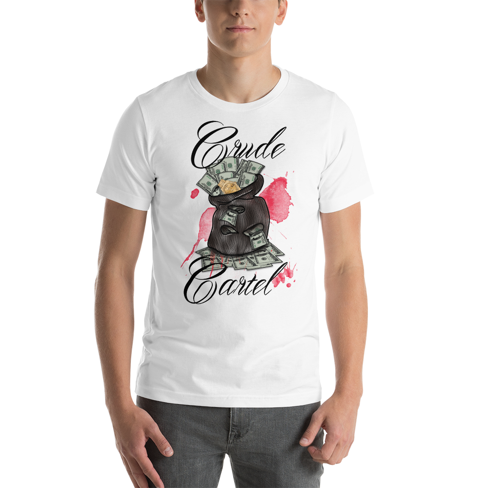 Crude Cartel Lifestyle White Short-Sleeve Unisex T-Shirt